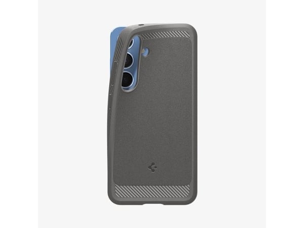Spigen Rugged Armor, Suojus, Samsung, Galaxy S25, 15,8 cm (6.2"), Harmaa