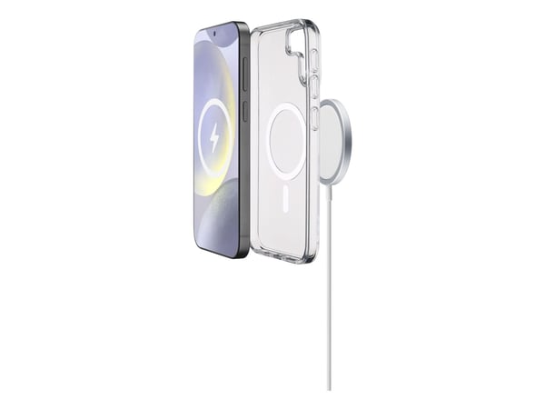 Cellular Line Gloss Mag - Baksidedeksel for mobiltelefon - magnetisk - MagSafe-samsvar - gjennomsiktig - for Samsung Galaxy S25+