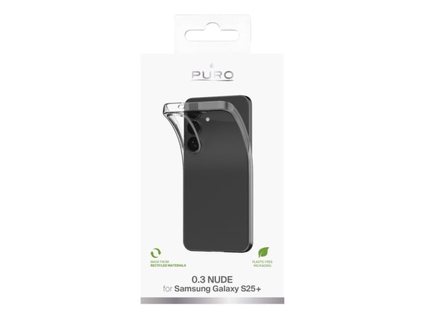 PURO 03 naken, deksel, Samsung, Galaxy S25+, 17 cm (6,7"), gjennomsiktig