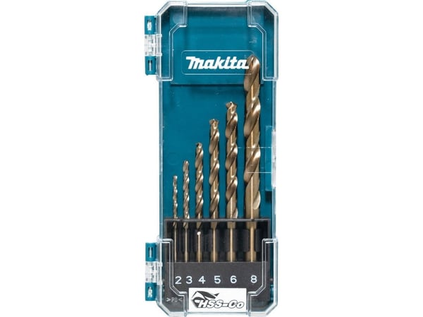 Makitan metalliporanterät D-75758 Hss-Co 2-8Mm 6P