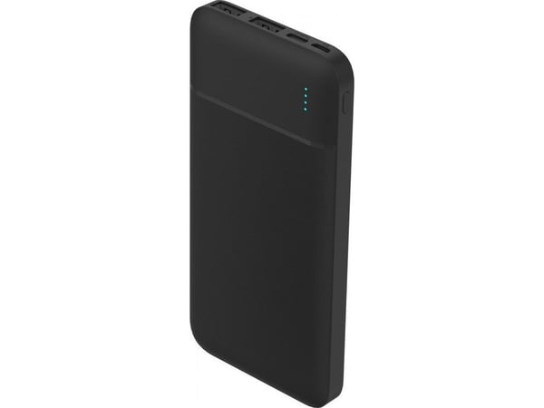 Platinet Powerbank 10000 mAh 20W Power Delivery, 2xUSB-C, 1xUSB-A, USB-C cable 1m, black