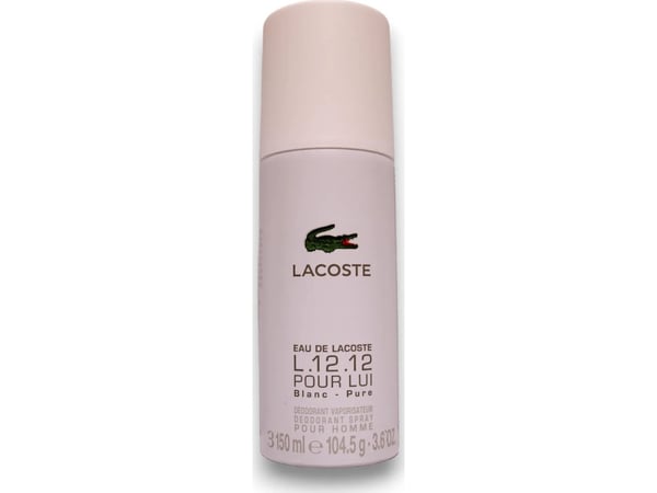 Lacoste, Eau de Lacoste L.12.12 Blanc, Deodorant Spray, For Men, 150 ml