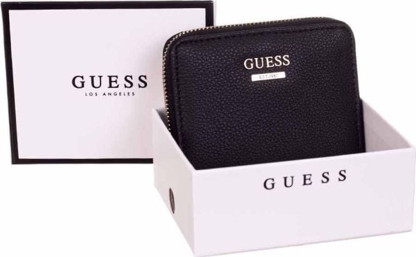 Guess Naya tekstil-lommebok SWVG78 81370 svart (for kvinner)