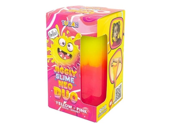 TUBAN JigglySlime neoduo kelta-vaaleanpunainen 430g TU3811 38113