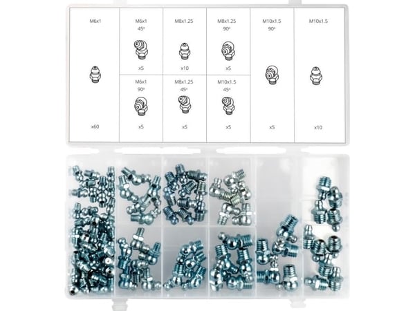 AMiO sett smørenipler/smørekopper 110 stk. amio-03142