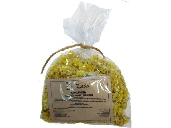 Zuzala Helichrysum blomster, tørket, snack for gnagere 40g