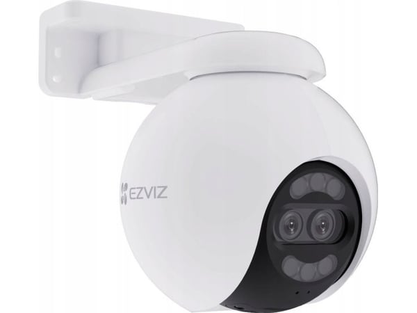 EZVIZ H80x Dual 4K, IP-turvakamera, Sisätila ja ulkotila, Langallinen & langaton, Katto/seinä, Valkoinen, Pallomainen