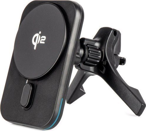 AMiO biltelefonholder for ventilasjon og dashbord med induktiv Qi2 15W hurtiglader AMIO-04180