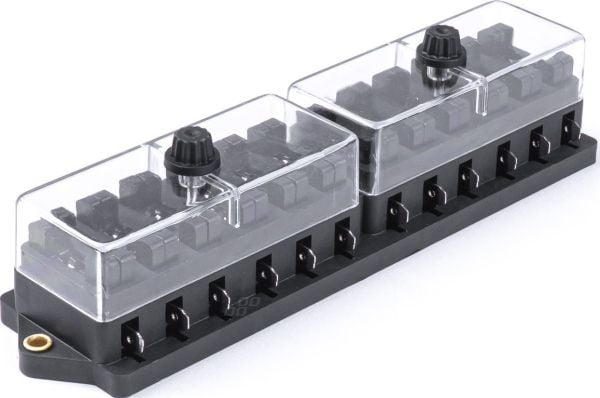 AMiO keramisk sikringsboks med 12 uttak amio-03044