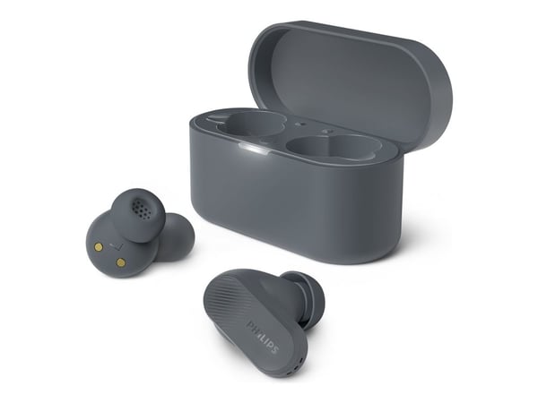 Philips TAT3509GY - True wireless-hodetelefoner med mikrofon - i øret - Bluetooth - grå
