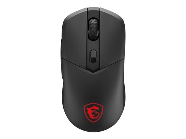 MSI VERSA 300 ELITE - Mus - ergonomisk - optisk - 6 knapper - trådløs, kablet - 2.4 GHz, Bluetooth 5.3, USB
