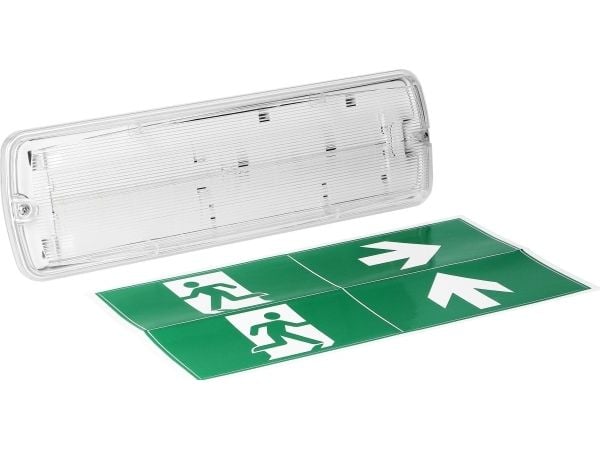 Seinävalaisin Orno METU LED 2.7W, 3H, IP65, 6000K turvavalaisin