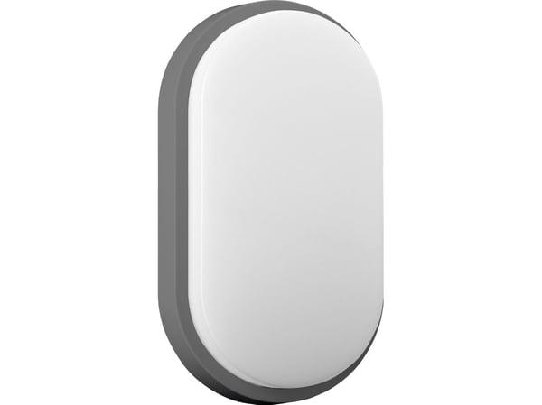 Orno NEFRYT LED vegglampe 15W, ute hagearmatur, 1100 lm, IP54, 4000K, grå