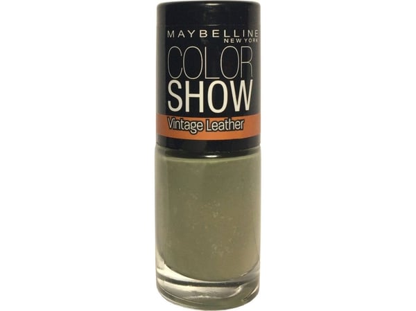 Maybelline Color Show Vintage Leather neglelakk nr. 208 Sage Staple Green 7 ml