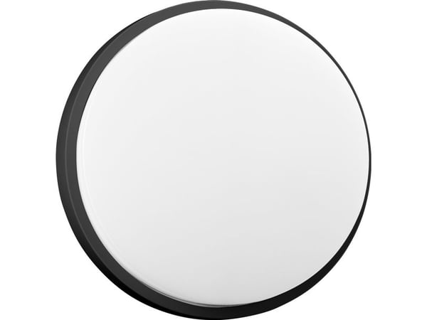 Kjappet belysning Orno AGAT LED 10W, utendørs vegglampe 800 lm, IP54, 4000K, svart