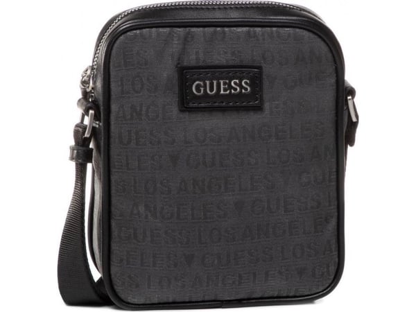 Guess Dan dokumentholder tekstil crossbody-veske, svart, HMDLJCP0317