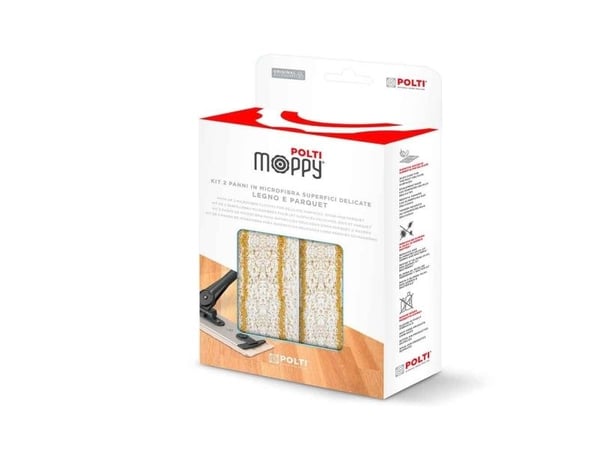 Polti PAEU0354, Stoffputer, Flerfarget, Akryl, Polyester, Compatible with all Polti Moppy models., Italia, 125 mm