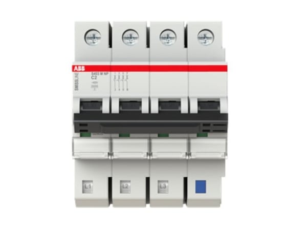 ABB 2CCS573103R8254 S403M-C25NP Ledningssikkerhedsafbryder 4-polet