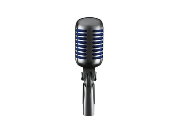 Shure SUPER55, Studiomikrofon, -53 dB, 60 - 17000 Hz, 290 O, 150 O, Koblet med ledninger (ikke trådløs)