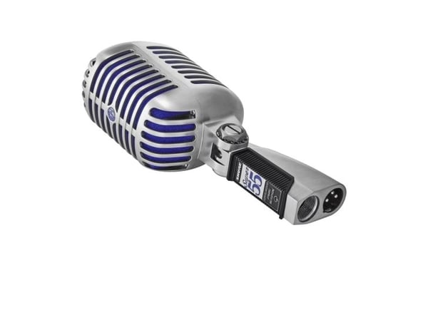 Shure SUPER55, Studiomikrofon, -53 dB, 60 - 17000 Hz, 290 O, 150 O, Koblet med ledninger (ikke trådløs)