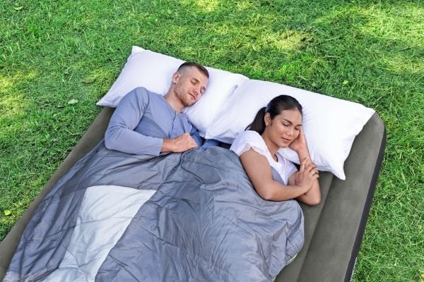 Bestway 6713N / 23, Dobbel Madrass, Dobbeltseng (Queen size), Rektangel, Inne & Ute