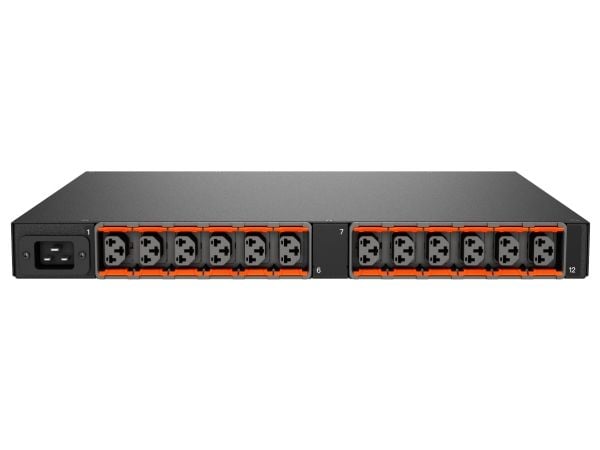 Geist Switched Outlet Level Monitoring MUU5M1R5-12CF17-2C20A9H00-S - Strømfordelerenhet (kan monteres i rack) - AC 120/208/230 V - 3.6 kW - Etherne...
