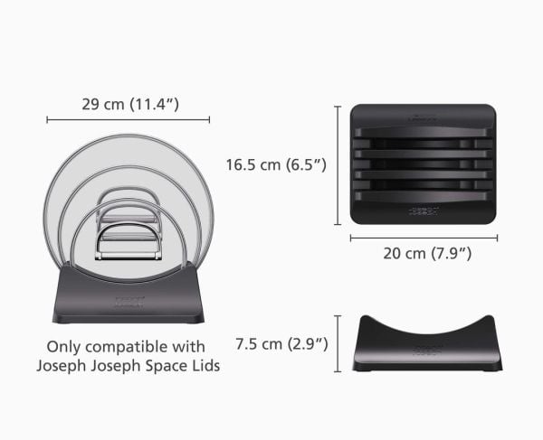 Joseph Joseph Space, Stativ, Sort, 200 mm, 165 mm, 75 mm