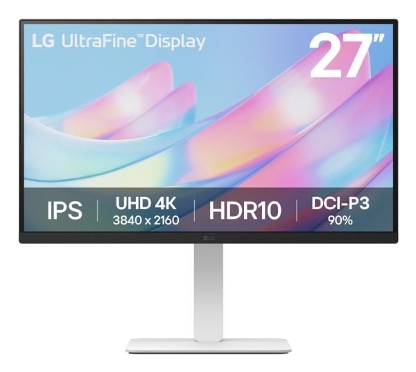 LG UltraFine 27US550-W - LED-skjerm - 27" - 3840 x 2160 4K UHD (2160p) @ 60 Hz - IPS - 300 cd/m² - 1000:1 - HDR10 - 5 ms - 2xHDMI, DisplayPort