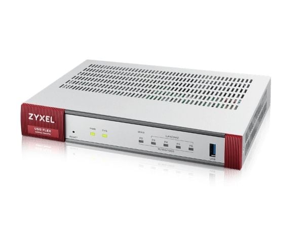 Zyxel USG Flex H Series 50HP - Brannvegg - med 1 års inntrengingsforsvarspakke - 5 porter - 1GbE - skystyring - for Zyxel SFP-1000T, SFP10G-LR, SFP...