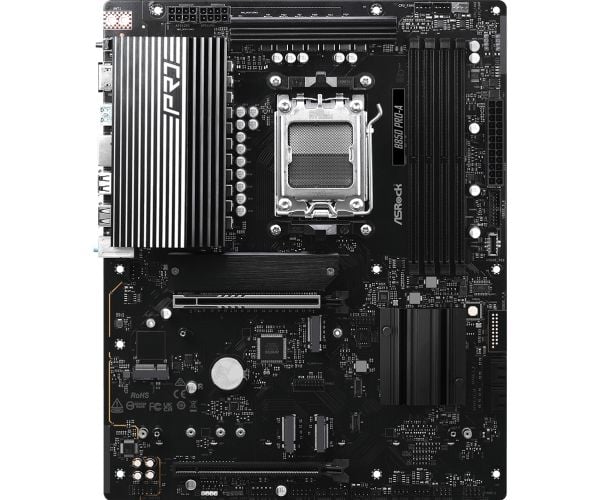 ASRock B850 Pro-A - Hovedkort - ATX - Socket AM5 - AMD B850 Chipset - USB-C 3.2 Gen 2x2, USB-C 3.2 Gen 1, USB 3.2 Gen 1, USB-C 3.2 Gen2 - 2.5 Gigab...