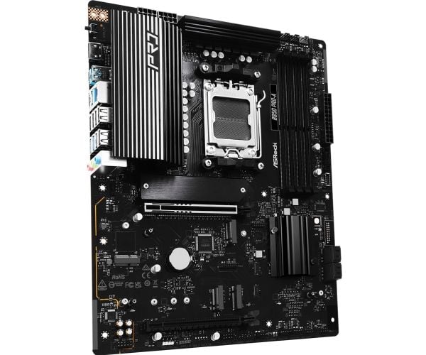 ASRock B850 Pro-A - Hovedkort - ATX - Socket AM5 - AMD B850 Chipset - USB-C 3.2 Gen 2x2, USB-C 3.2 Gen 1, USB 3.2 Gen 1, USB-C 3.2 Gen2 - 2.5 Gigab...
