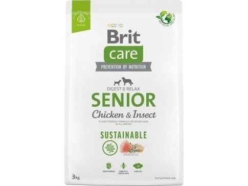 Brit Care hundemat Senior Chicken Insect 3 kg