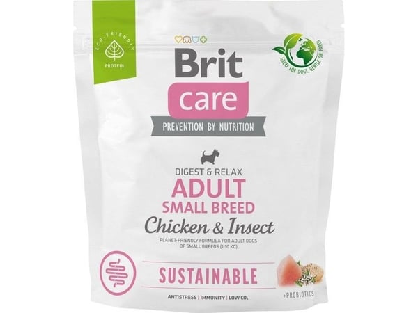 Brit Care hundemat voksen kylling insekt 1 kg