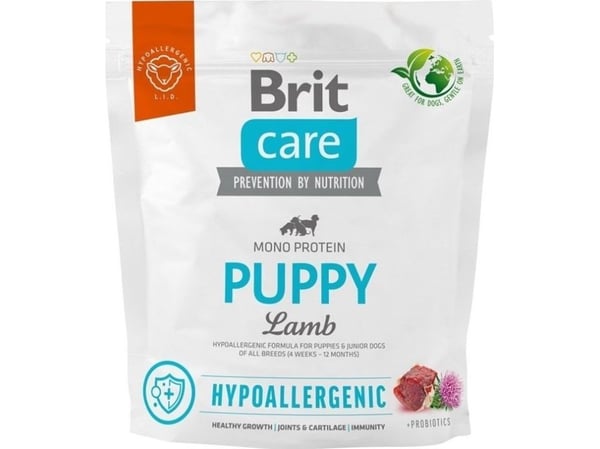 Brit Care Hypoallergenic valpefôr med lam 1 kg
