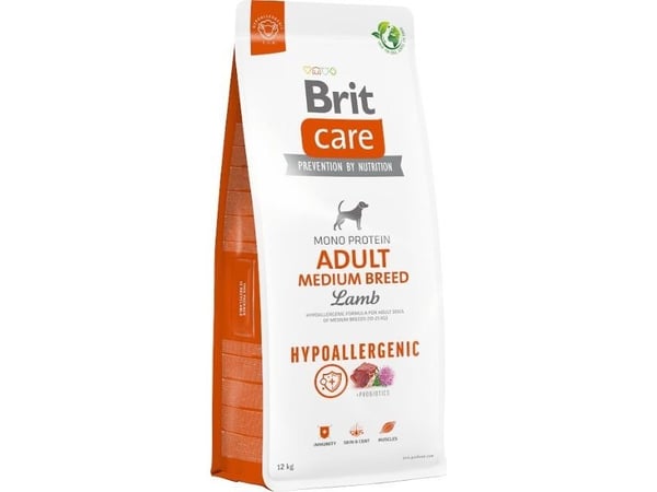 Brit 8595602559015, Vuxen, Alla raser, Medium (11 - 25 kg), Lamm, 12 kg