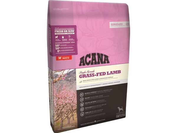 ACANA Singles Grass-Fed Lamb - tørfoder til hunde - 6 kg