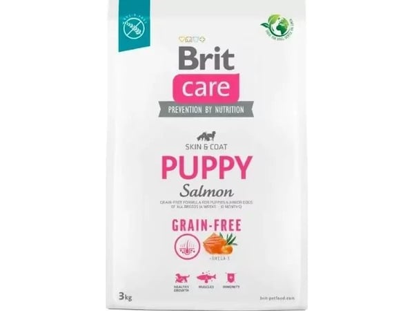 Brit Care Dog Grain-free Puppy, Salmon, 3 kg