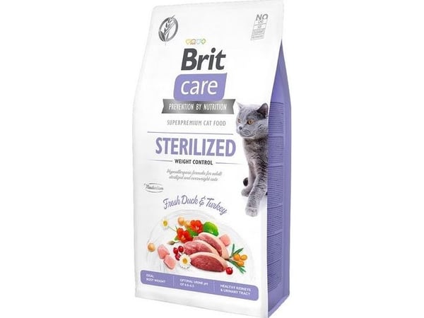 Brit Care Cat GF Sterilized Weight Control 2kg