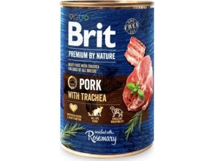 Brit Premium By Nature svinekjøtt med luftrør 800 g