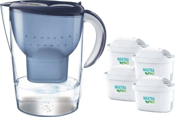 Brita Marella XL kanna + 4 Maxtra-filter blå (1056038)