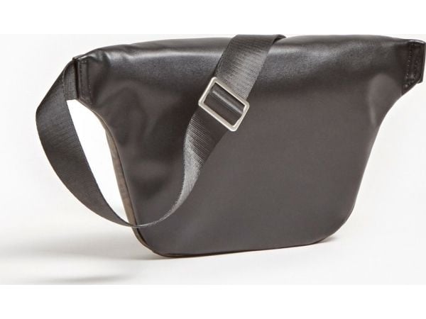 Guess Dan tekstil hofteveske/bumbag, svart/brun (for menn)