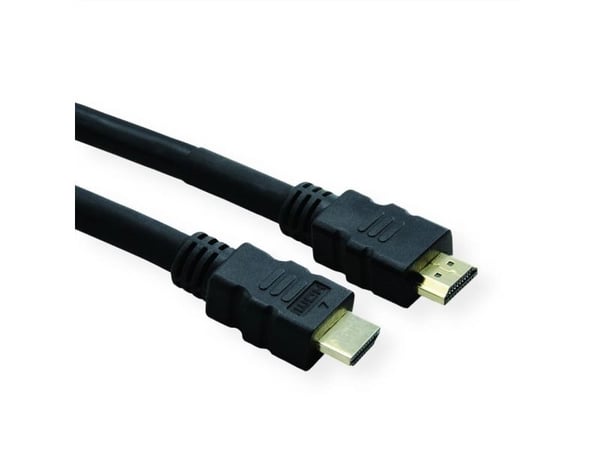 ROLINE 14.01.3458, 25 m, HDMI Type A (Standard), HDMI Type A (Standard), Svart