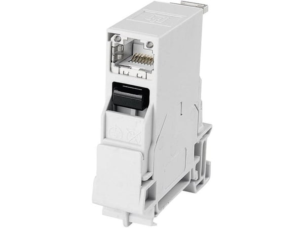 Telegärtner J80023A0001, RJ-45, 6a, Grå