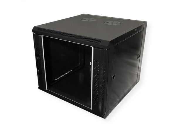 Value 19" Wall Mount Rack 6U, 368 x 570 x 450 (HxWxD), Sort