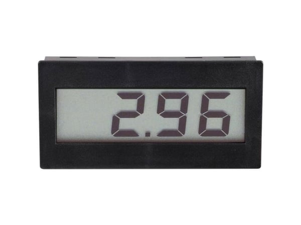 VOLTCRAFT DVM 310 digitalt innbyggingsmåleapparat ±199,9 mV (kan utvides etter ønske ved montering av motstander)