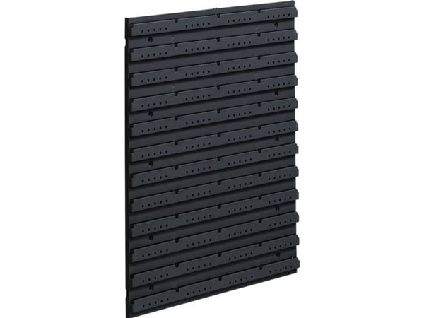 Allit 457090 kontinuerlig vegg for stabilbokser sort (1 stk.)