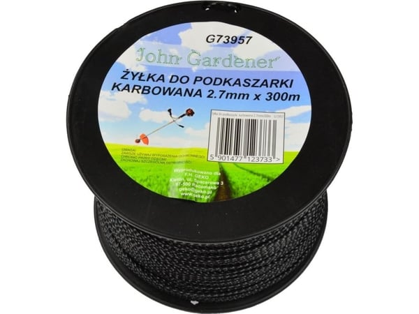 Geko trådspole til trimmer, rillet 2,7 mm x 300 m (8)