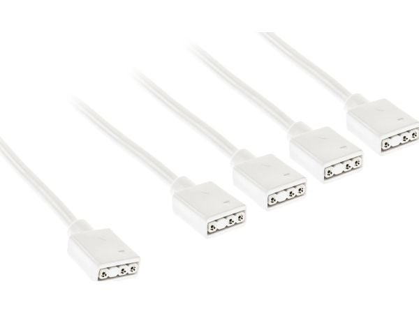 Kolink ARGB 1-4 jakokaapeli - 30cm, valkoinen (PGW-AC-KOL-157)