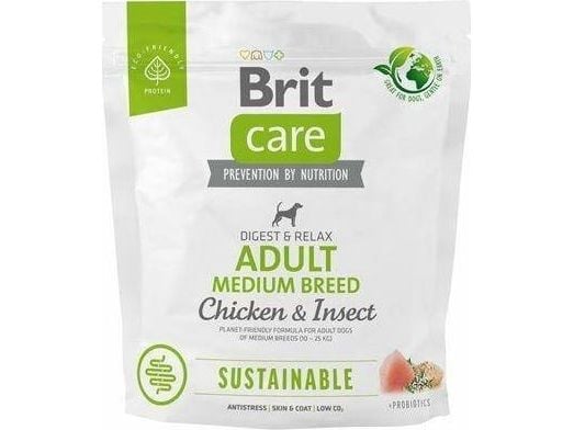 Brit Care koiranruoka Medium Kana Hyönteiset 1kg