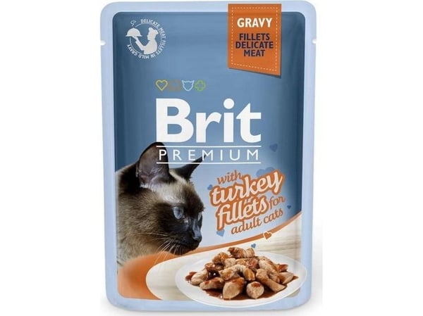 Brit Brit Care Cat katterfôr med kalkun i saus 85 g